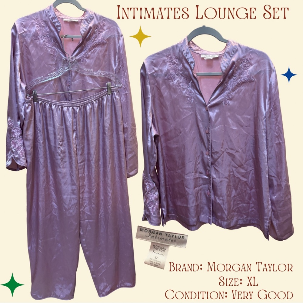 Morgan Taylor Women's Lavender Pajama Set